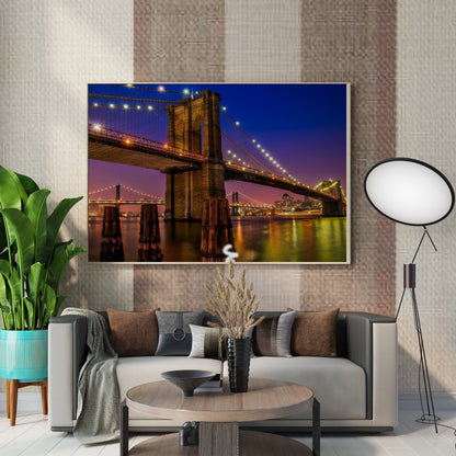 Ponte di Brooklyn paesaggio