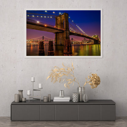 Ponte di Brooklyn paesaggio